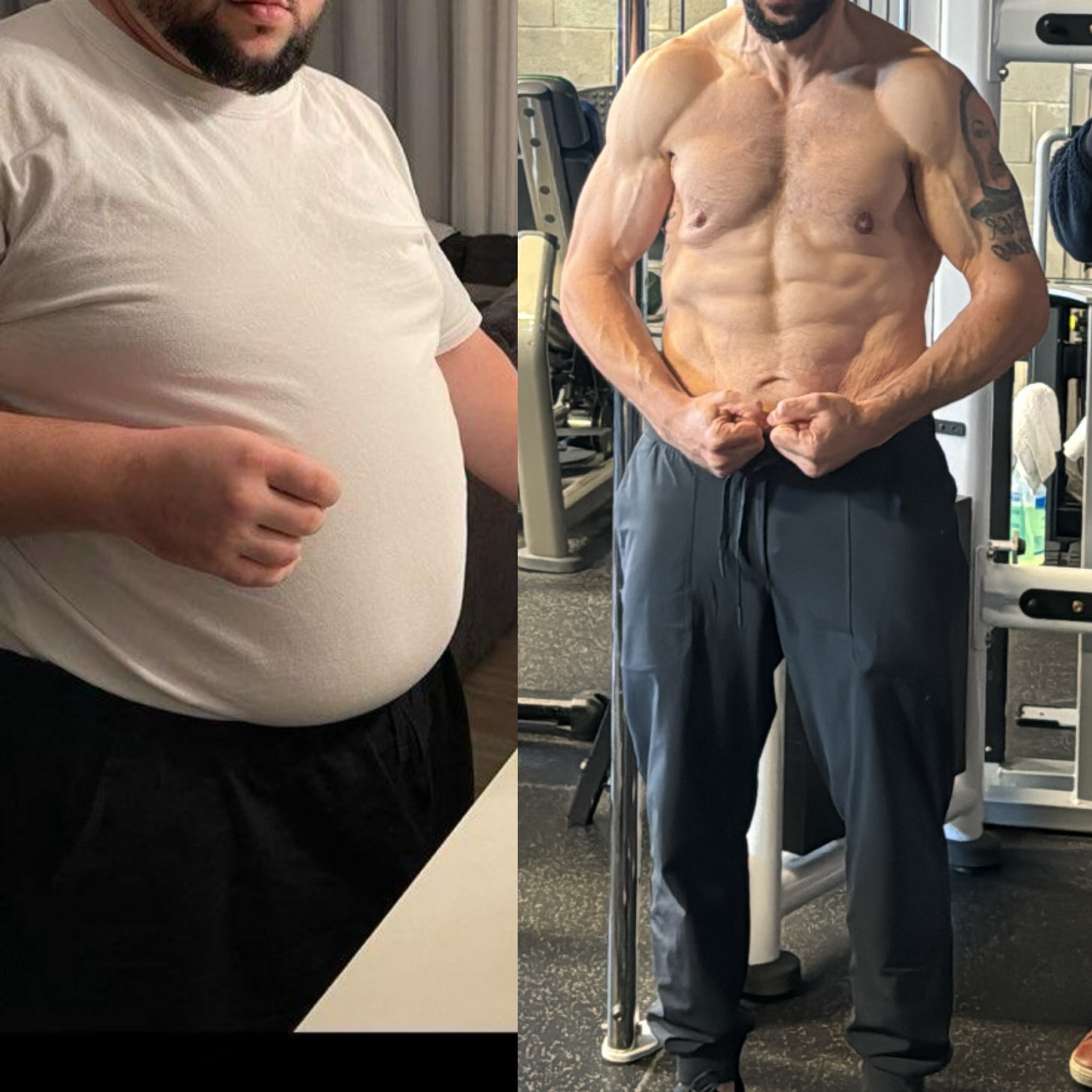 Hammer Fitness client transformation